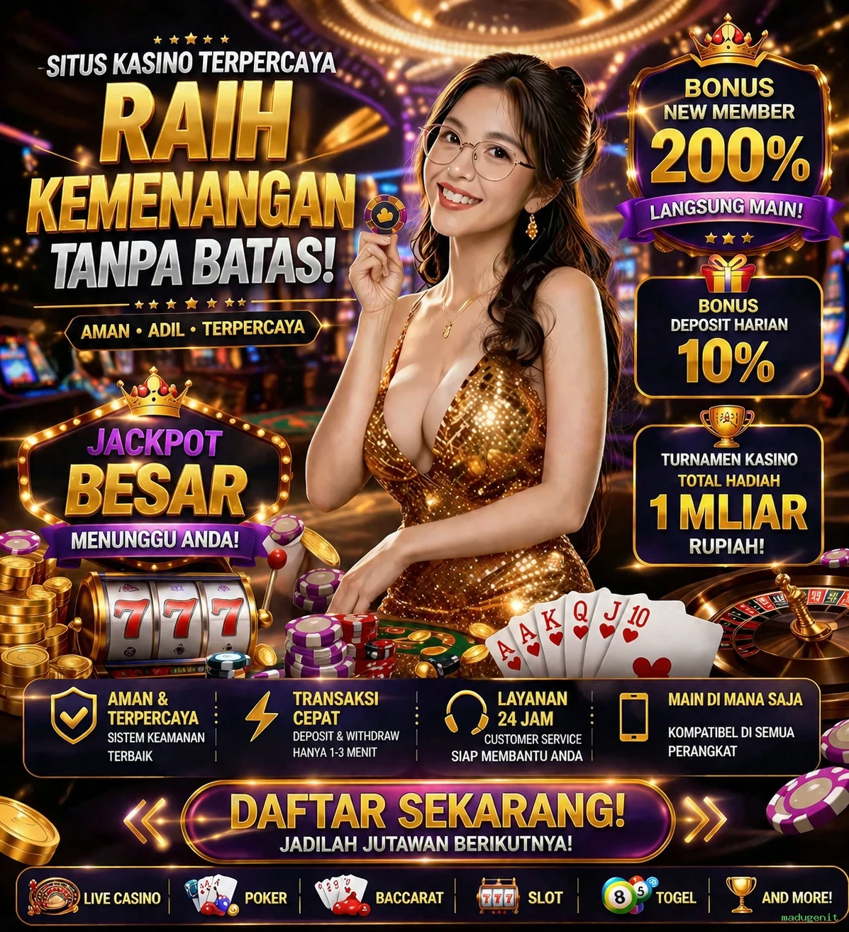 Cara Mendaftar dan Verifikasi Akun di madugenit